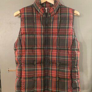 Eddie Bauer Goose Down Puffer Vest Size Large HTF